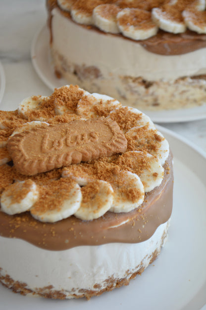 Mostachón Biscoff y Plátano